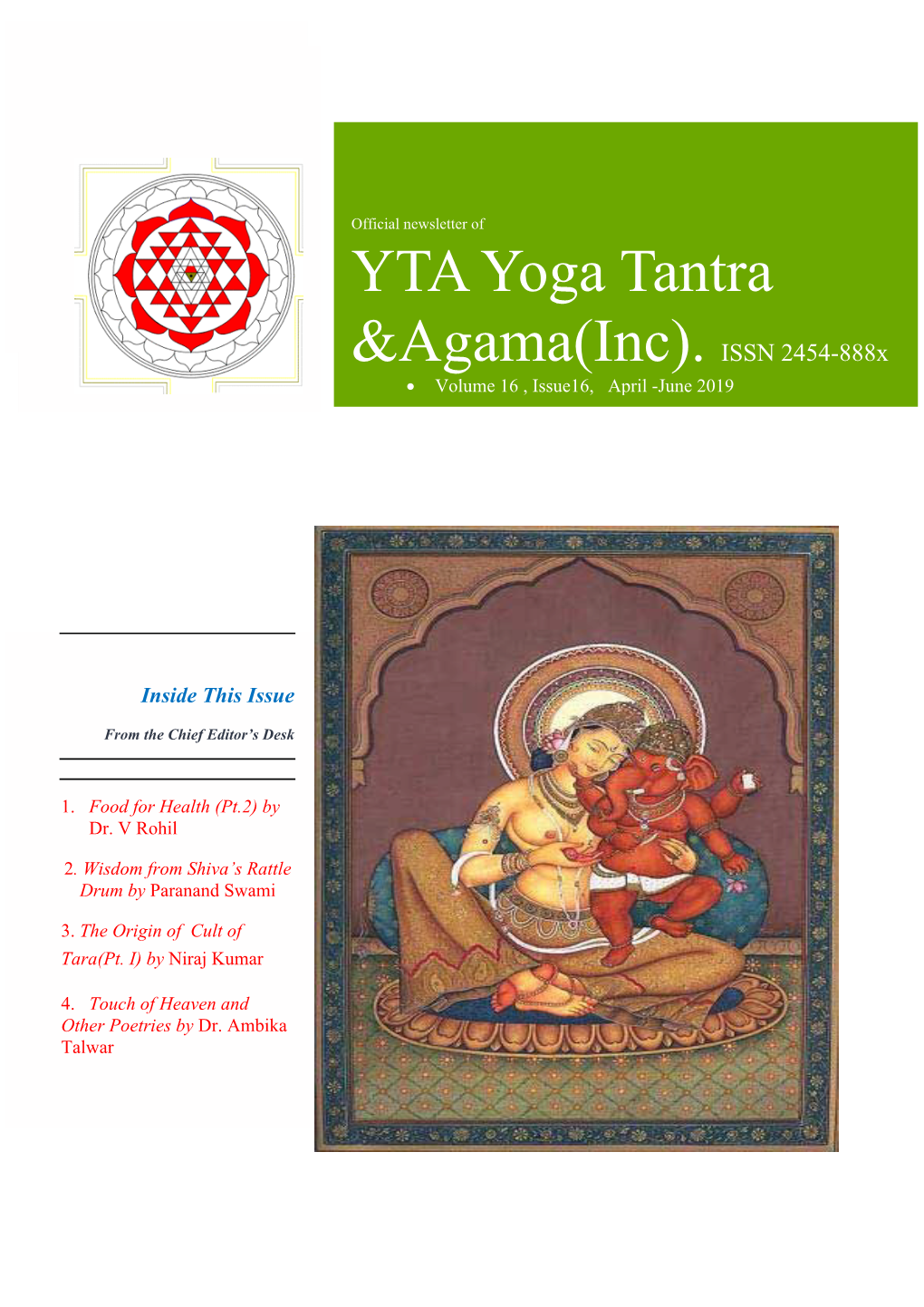 YTA Yoga Tantra &Agama(Inc)