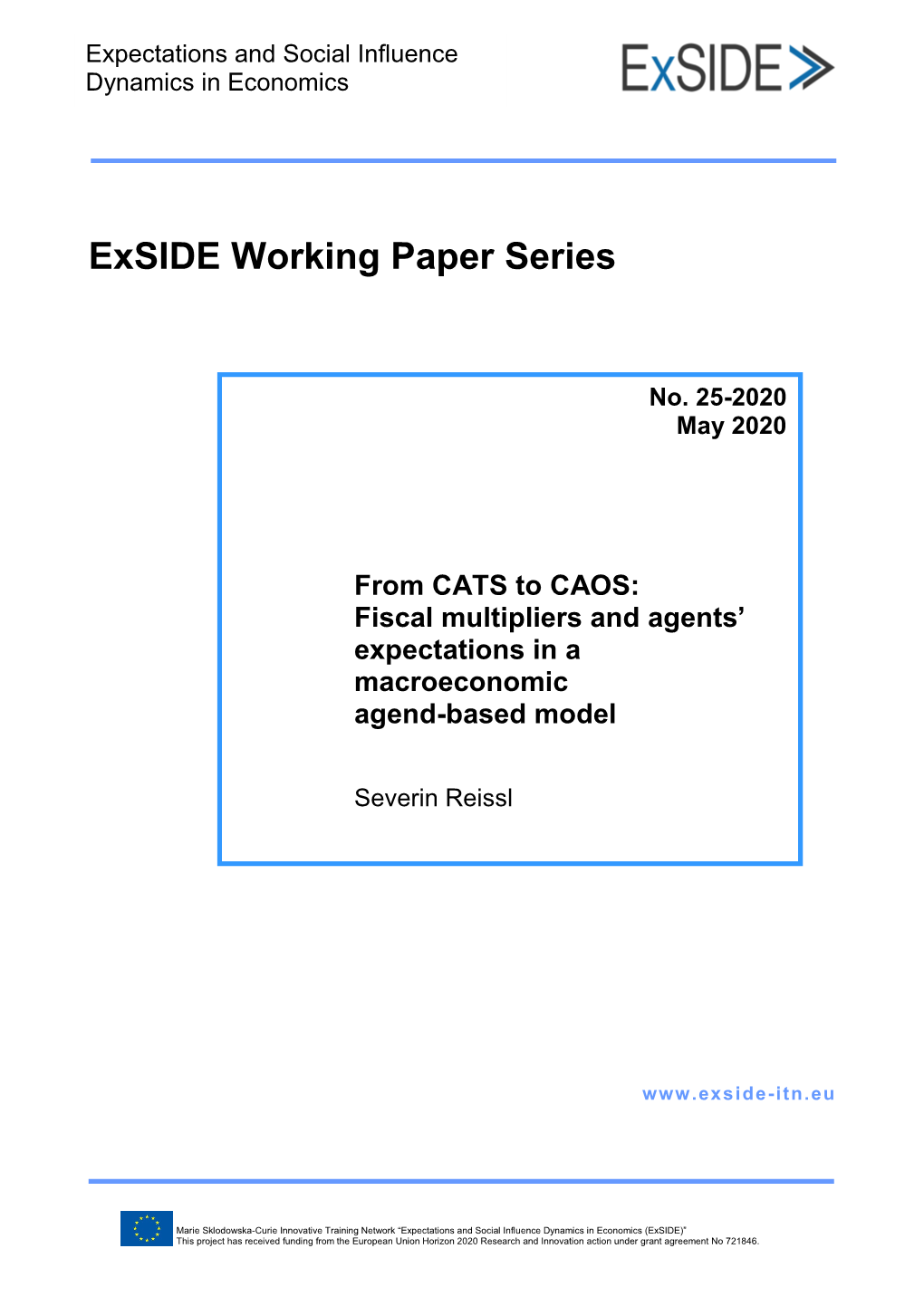 Exside Working Paper Series