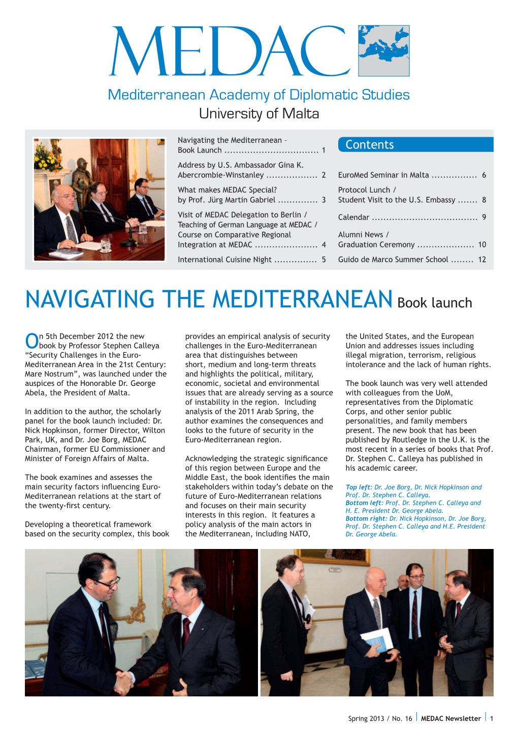 NAVIGATING the Mediterraneanbook Launch