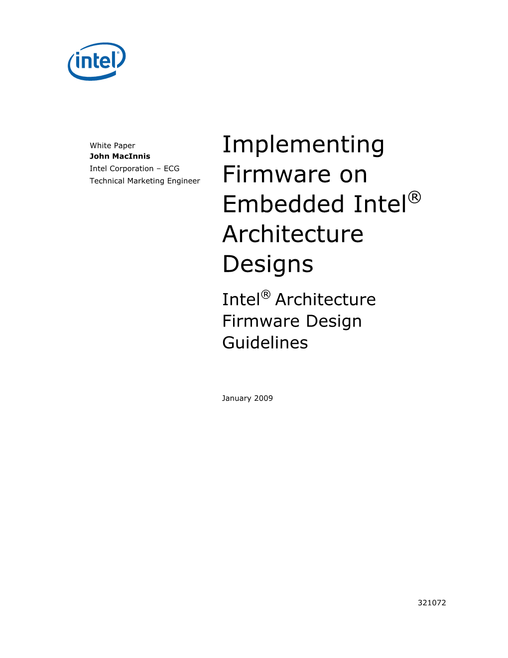 Implementing Firmware on Embedded Intel Architecture Designs.Pdf