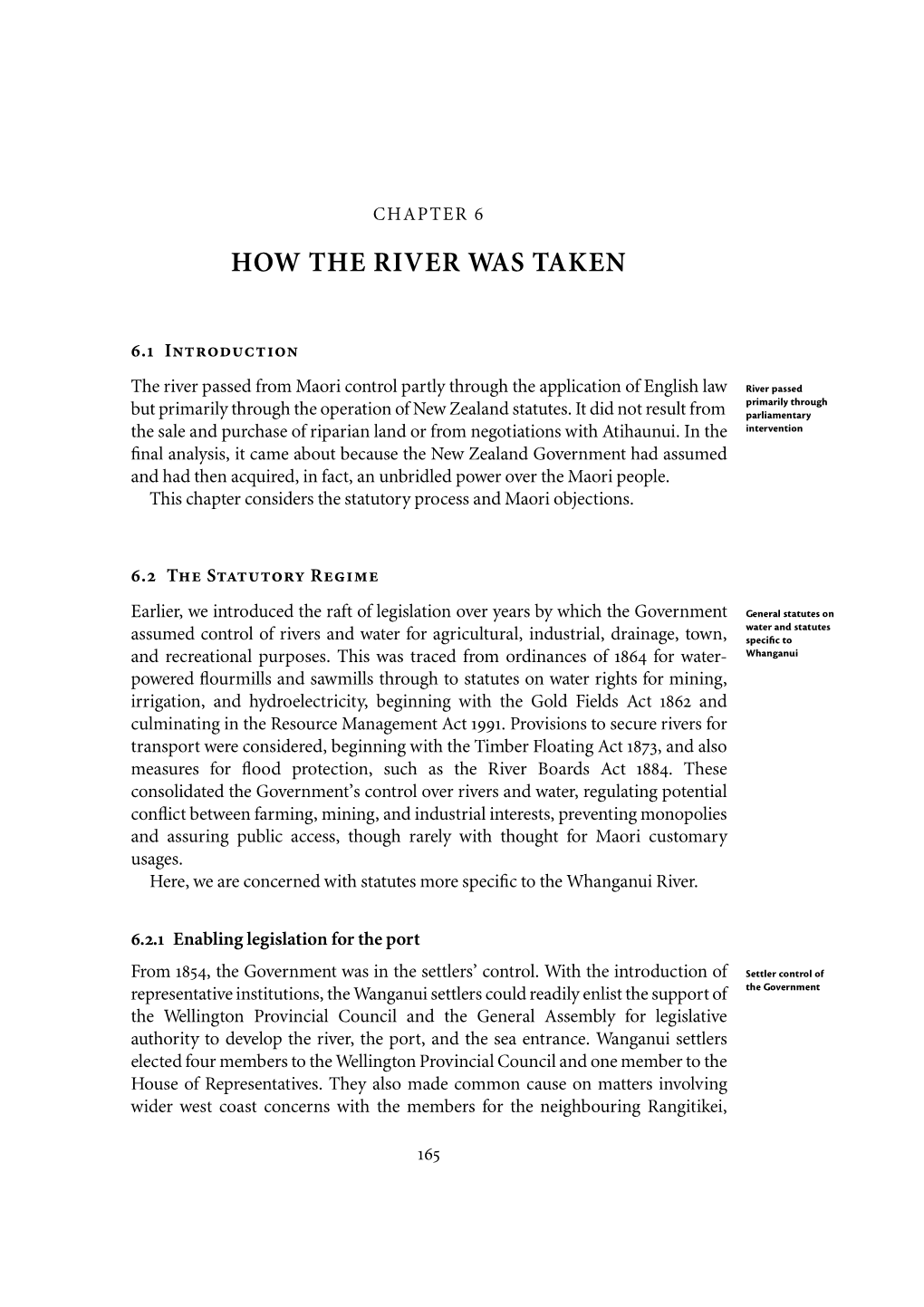 How the River Was Taken
