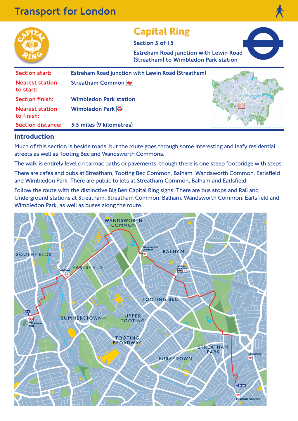 Capital Ring Section 5 of 15