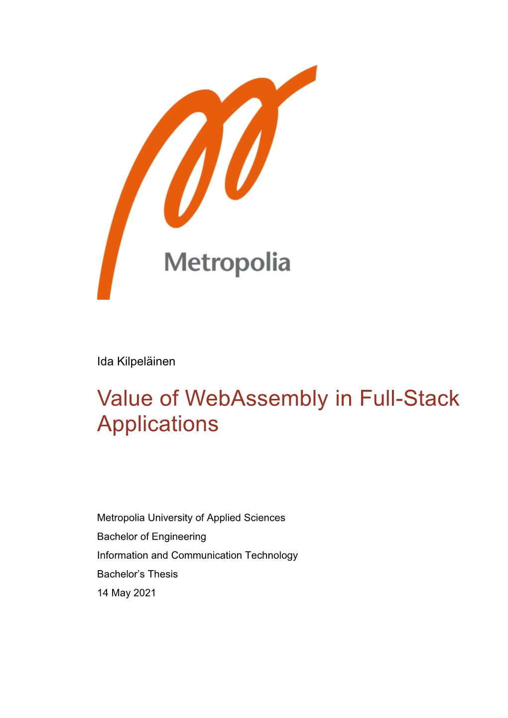 Value of Webassembly in Full-Stack Applications