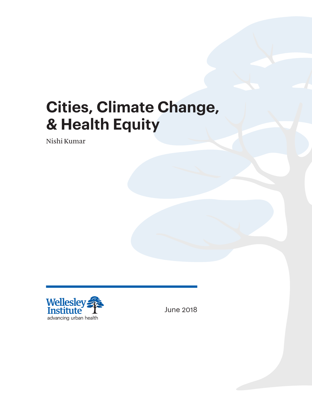 Cities, Climate Change, & Health Equity