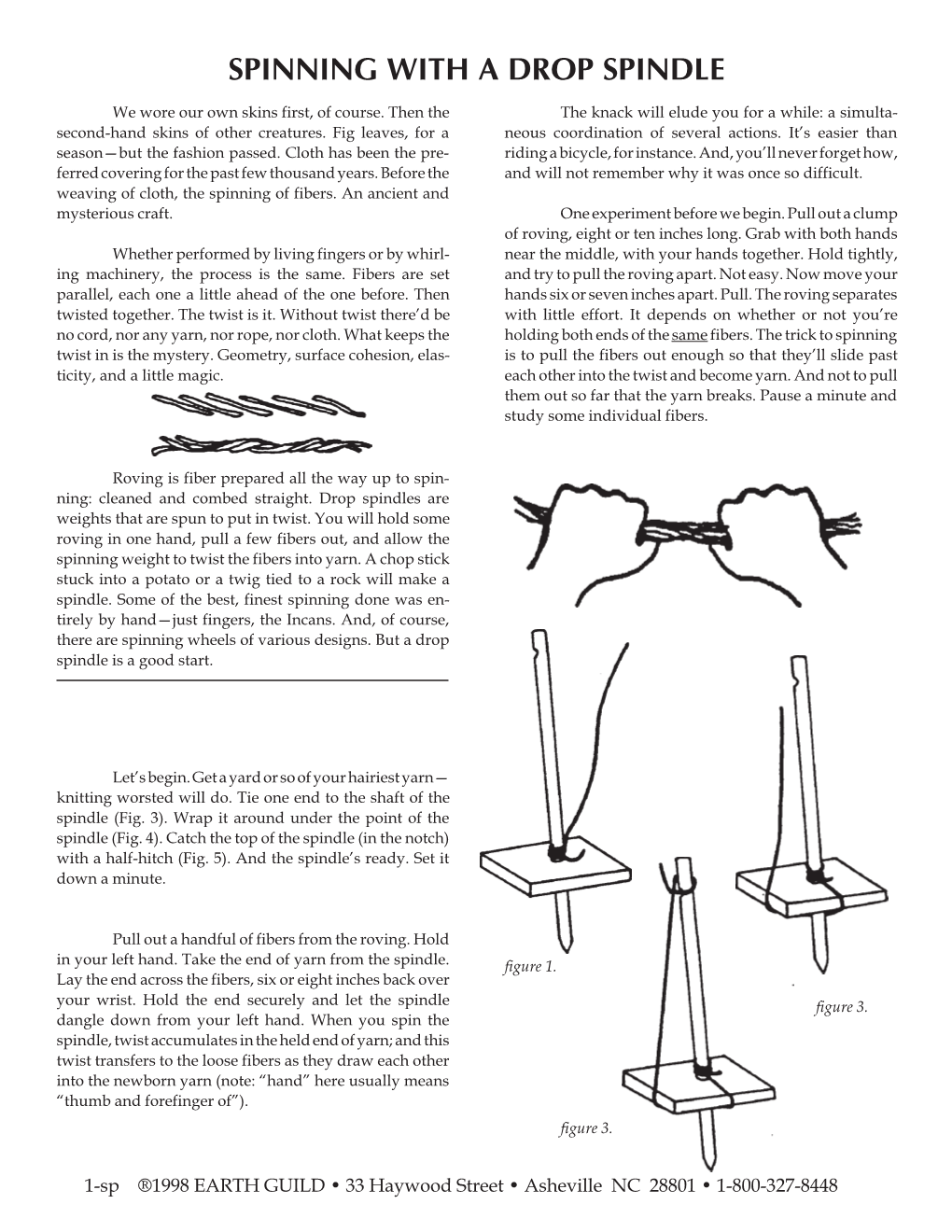 Spinning with a Drop Spindle