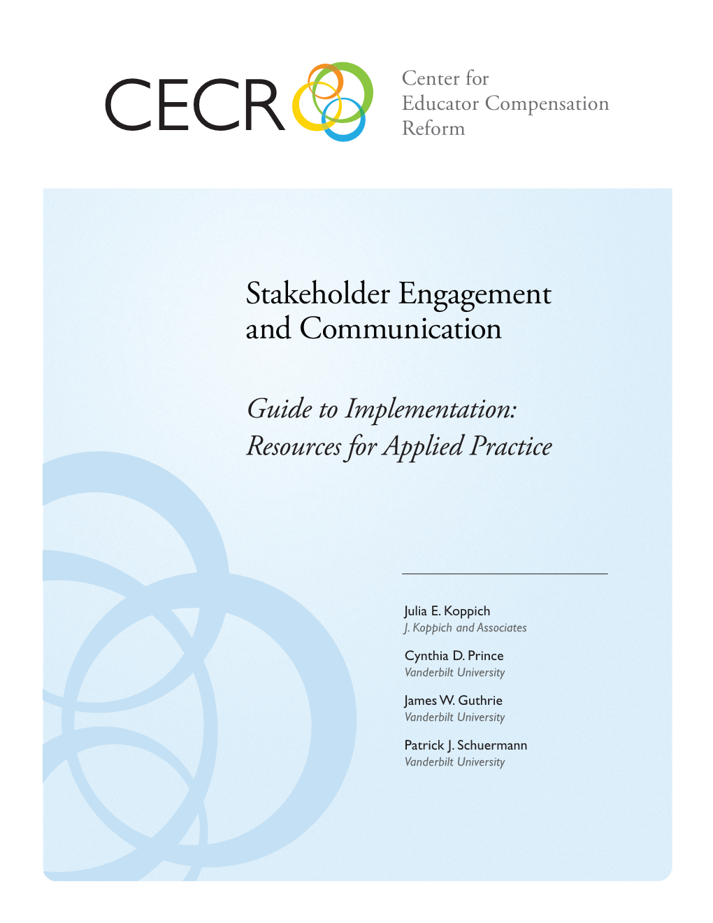 Stakeholder Engagement and Communication