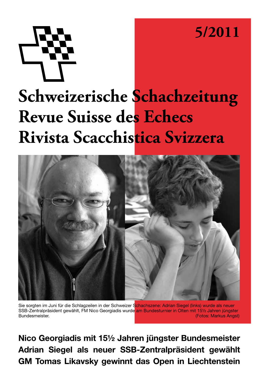 Schweizerische Schachzeitung 2011