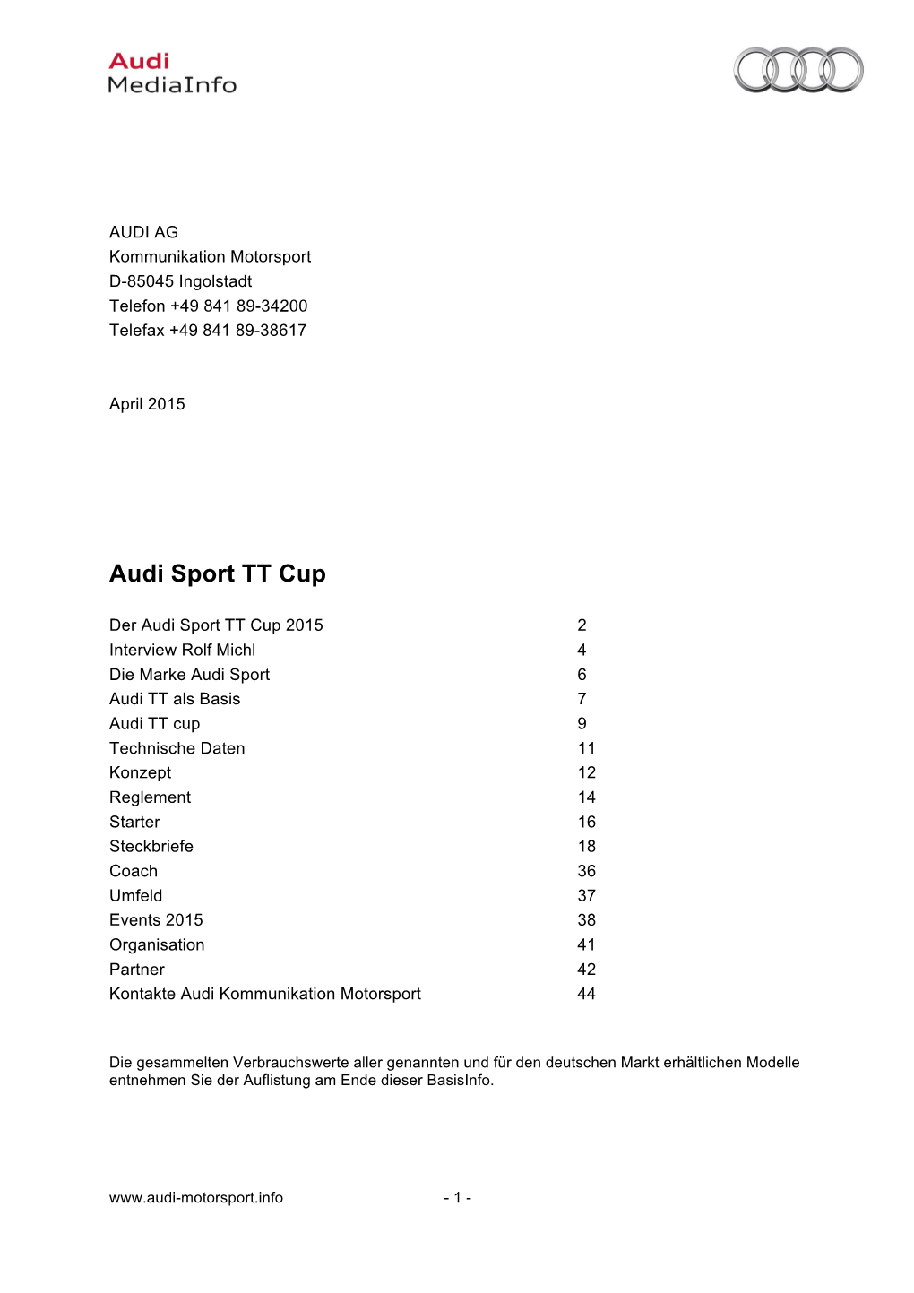 Audi Sport TT Cup