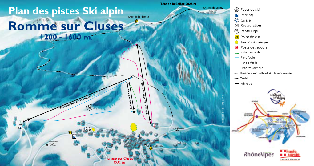 Romme Sur Cluses Pente Luge 1200 - 1600 M