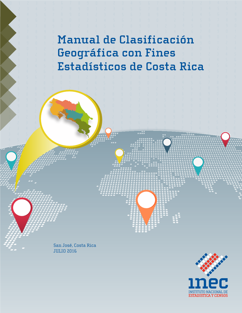 Manual De Clasificación Geográfica Con Fines Estadísticos De Costa Rica