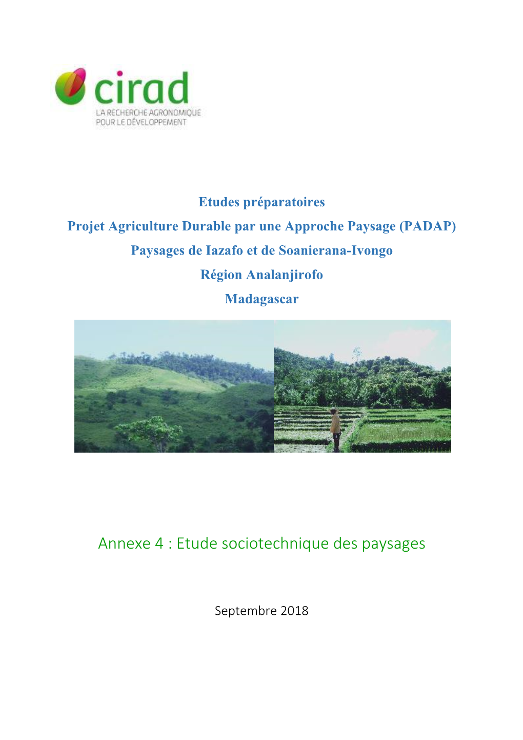 Annexe 4 : Etude Sociotechnique Des Paysages