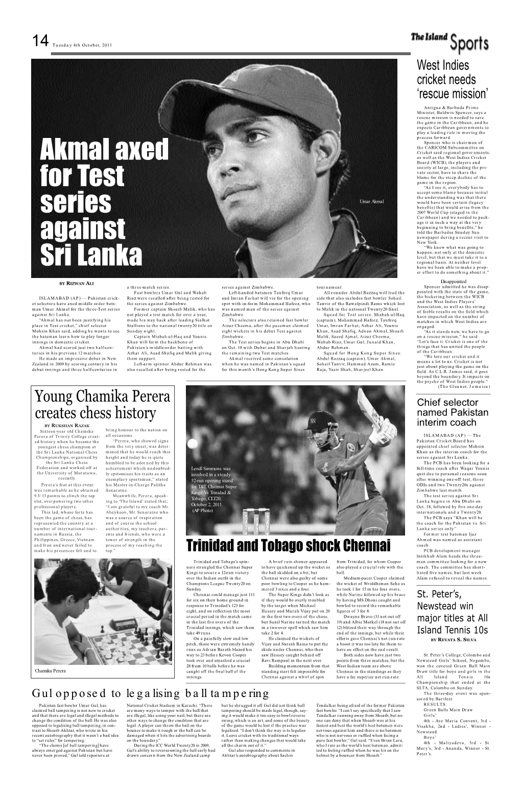 Akmal Axed for Test Series Against Sri Lanka