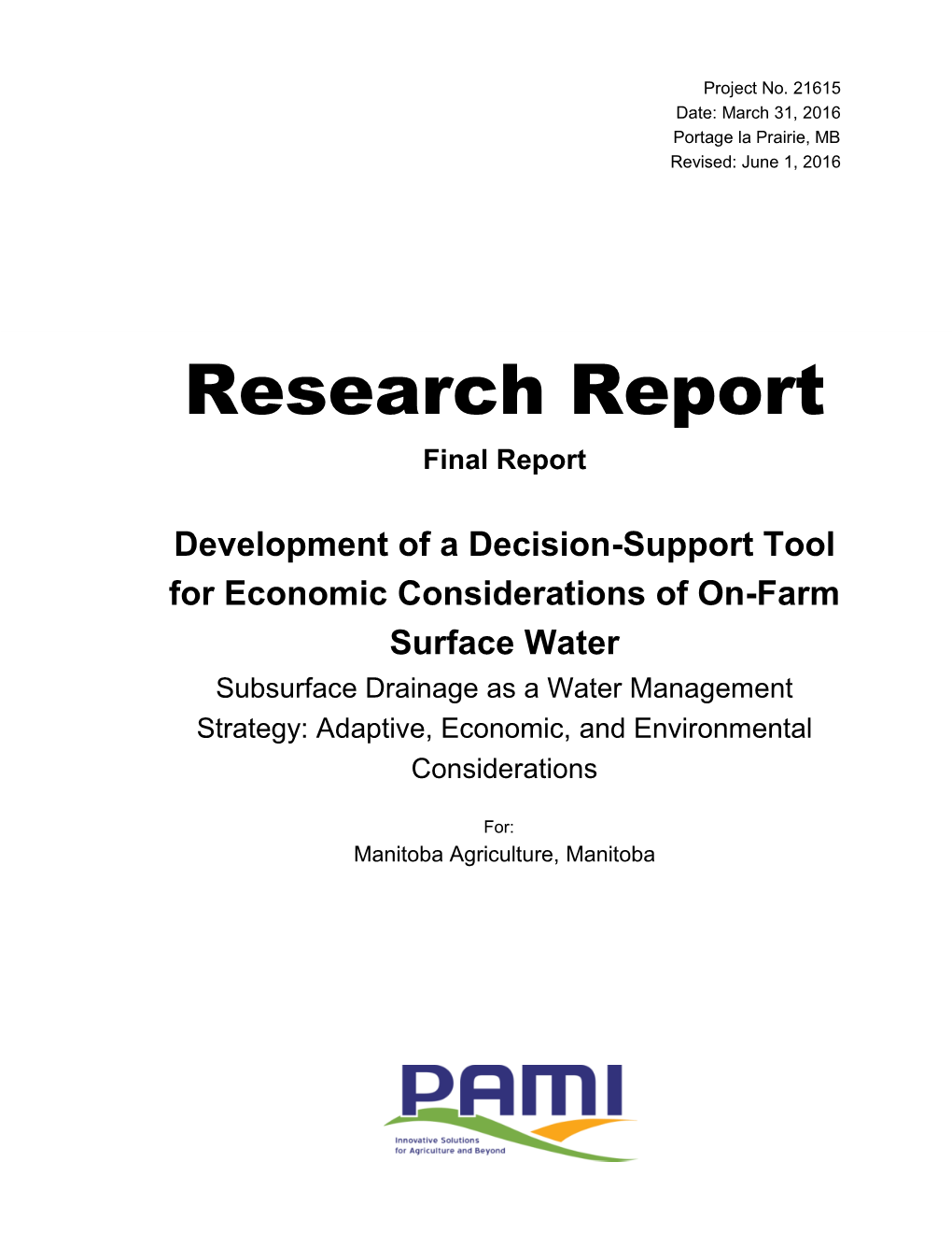 Research Report Final Report