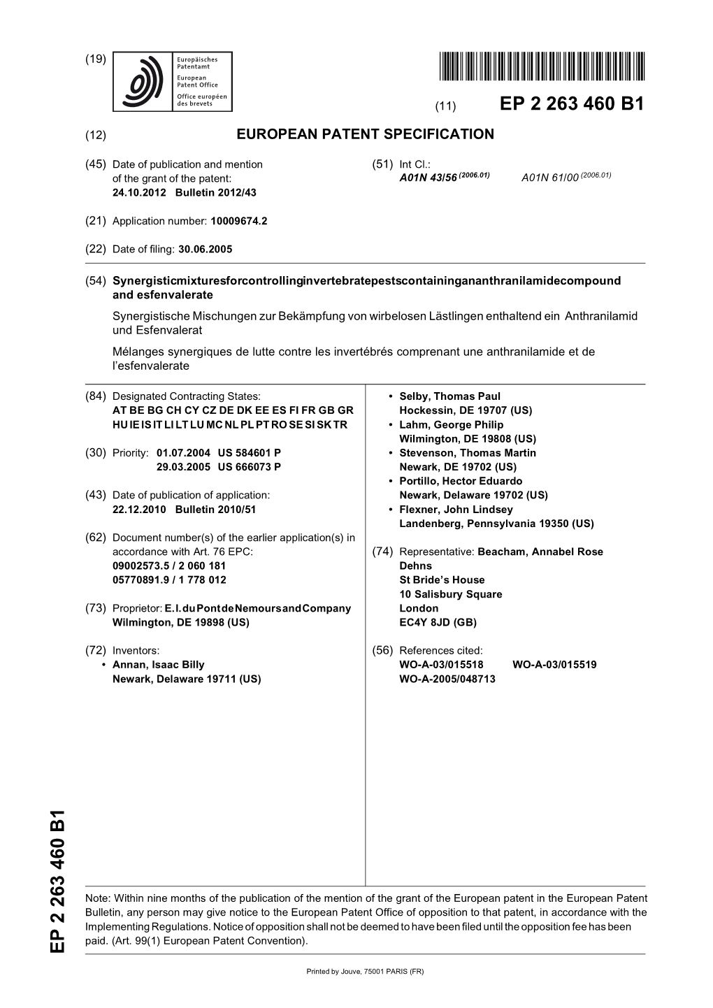 Synergistic Mixtures for Controlling Invertebrate Pests Containing An