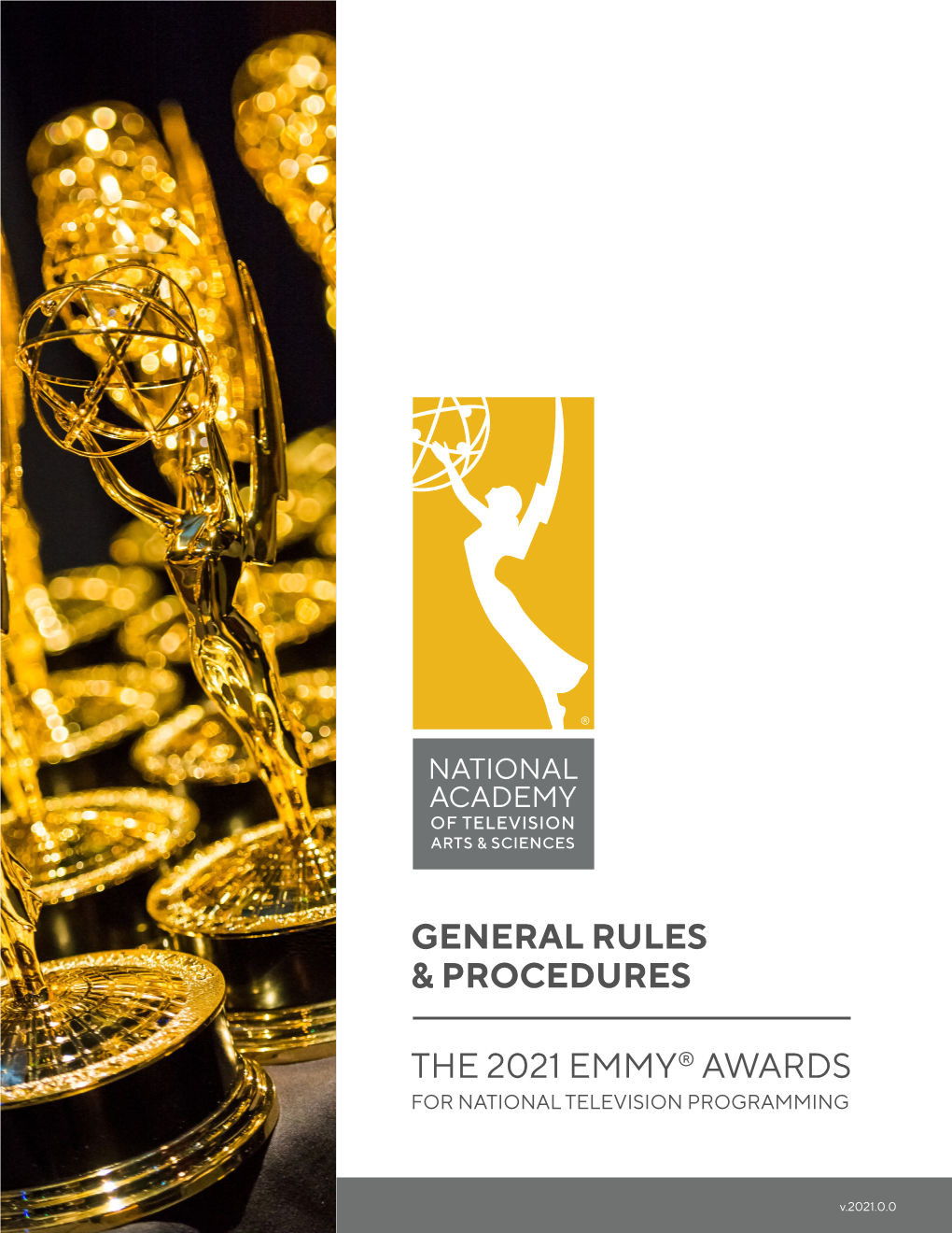 The 2021 Emmy® Awards General Rules & Procedures