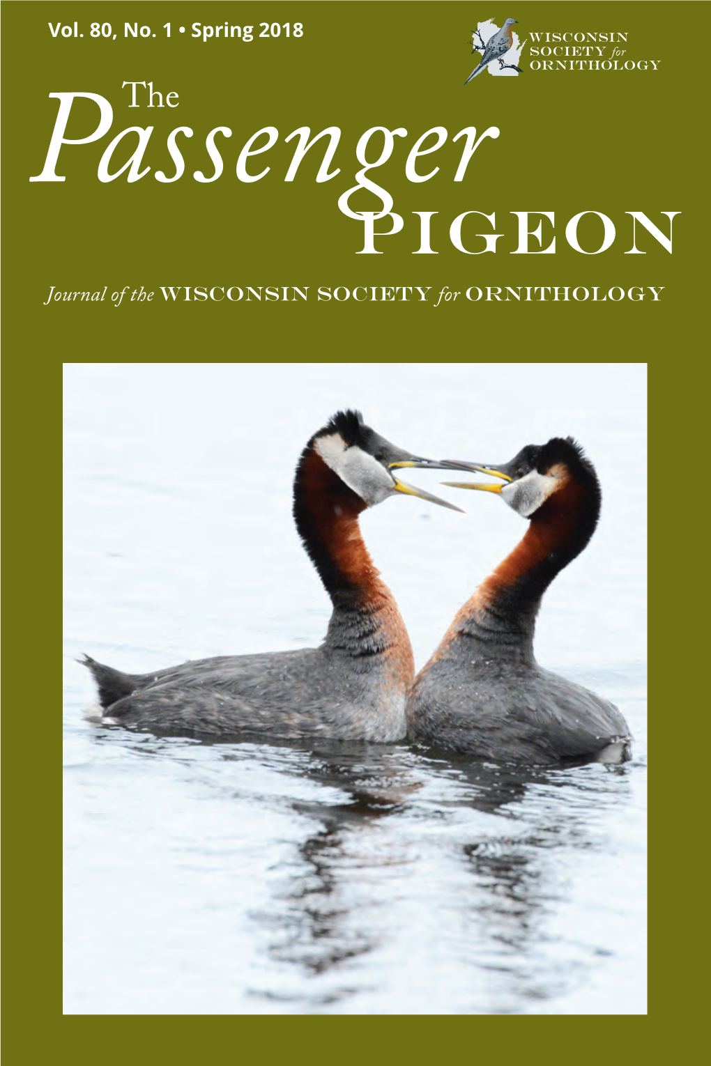 PIGEON Journal of the Wisconsin Society for Ornithology the Passenger WSO Website: Wsobirds.Org Vol