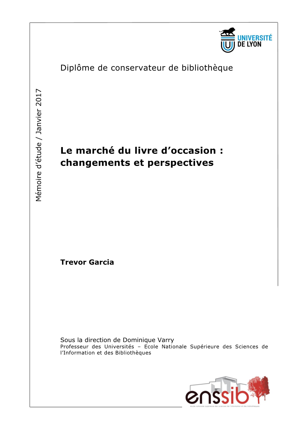 Le Marché Du Livre D'occasion : Changements Et Perspectives