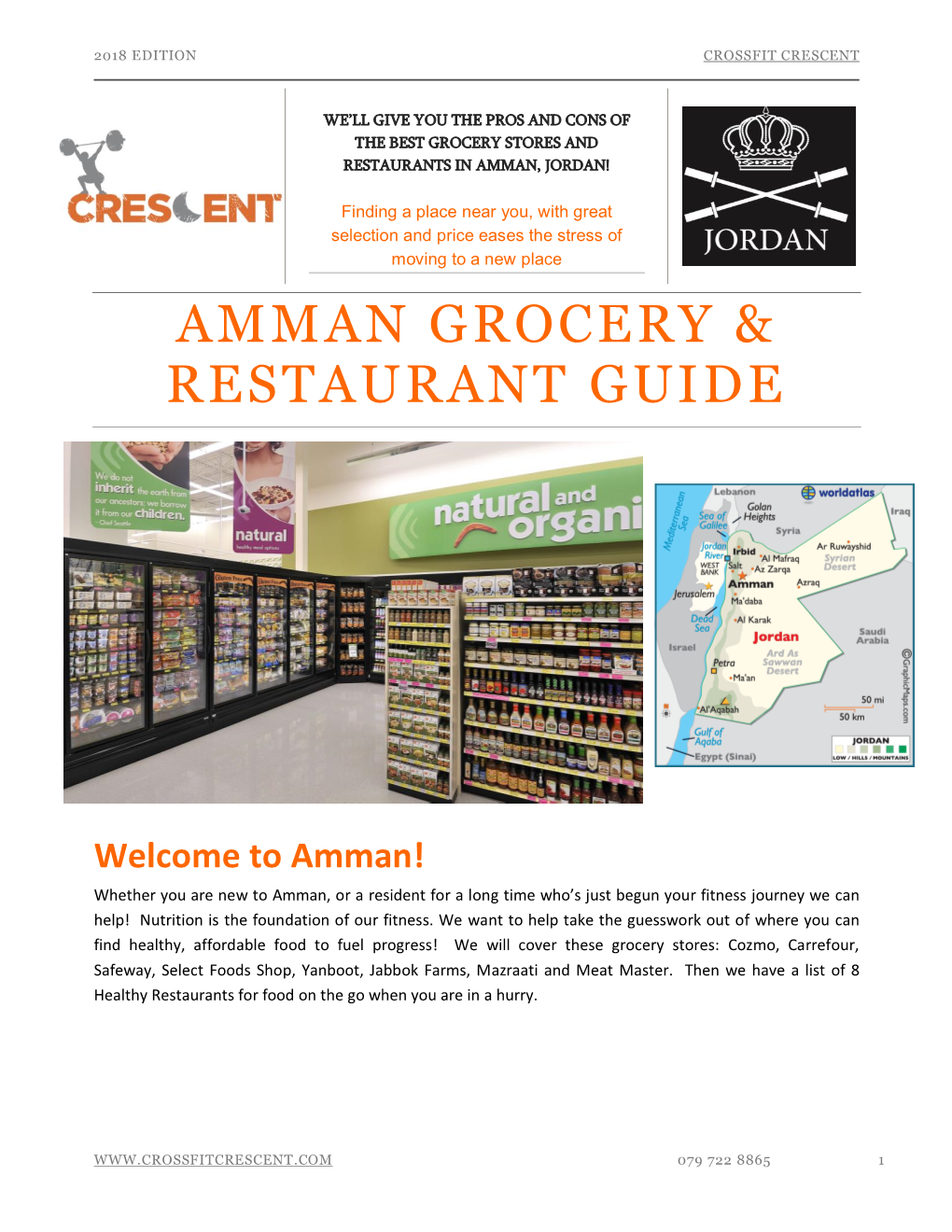Amman Grocery & Restaurant Guide