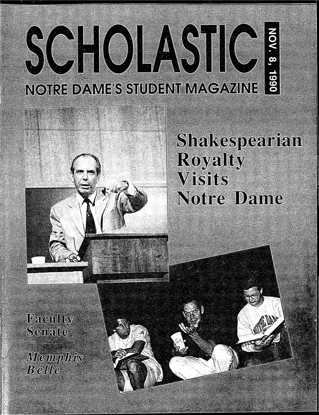 Notre Dame Scholastic, Vol. 132, No. 07