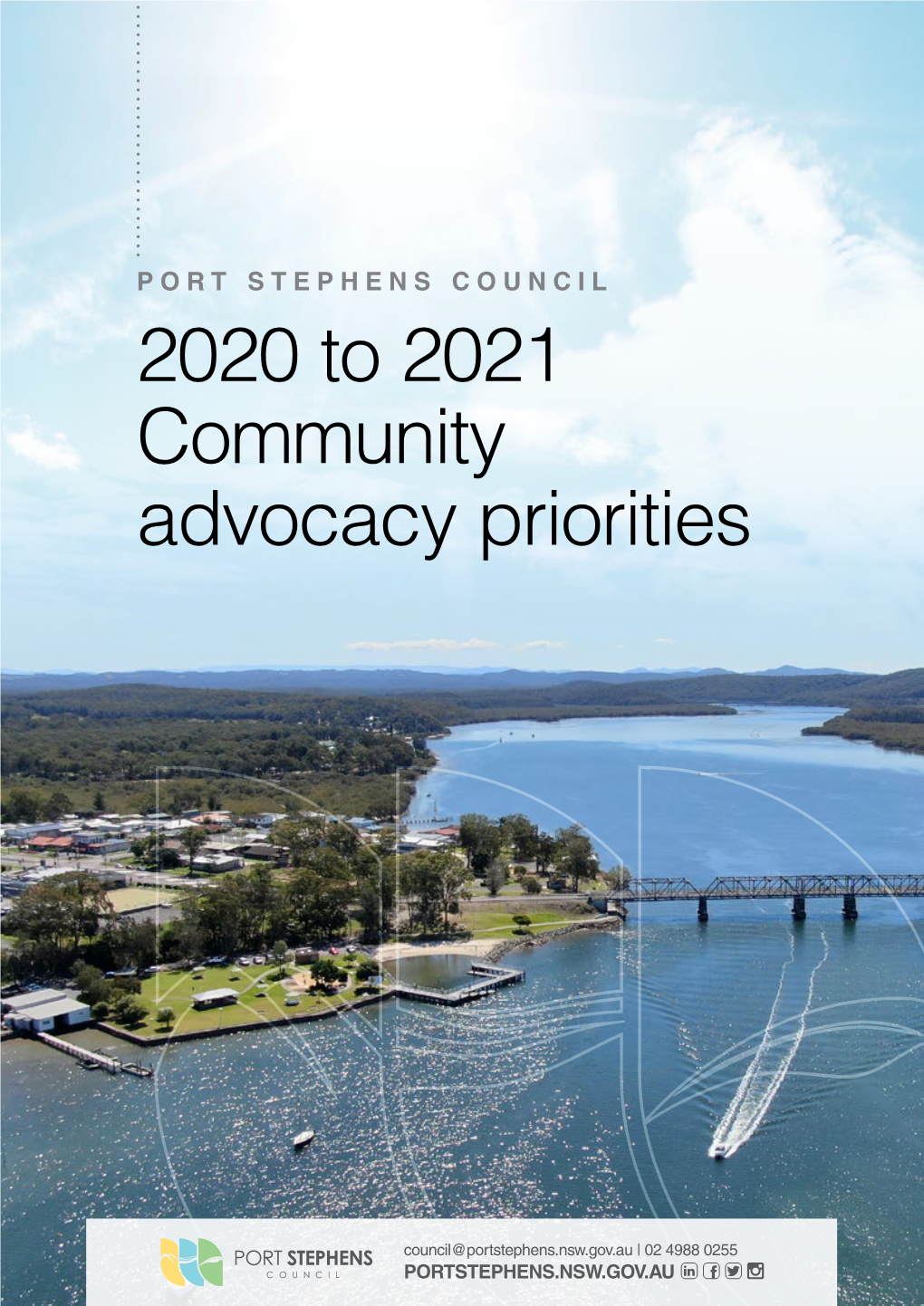 2020 to 2021 Community Advocacy Priorities