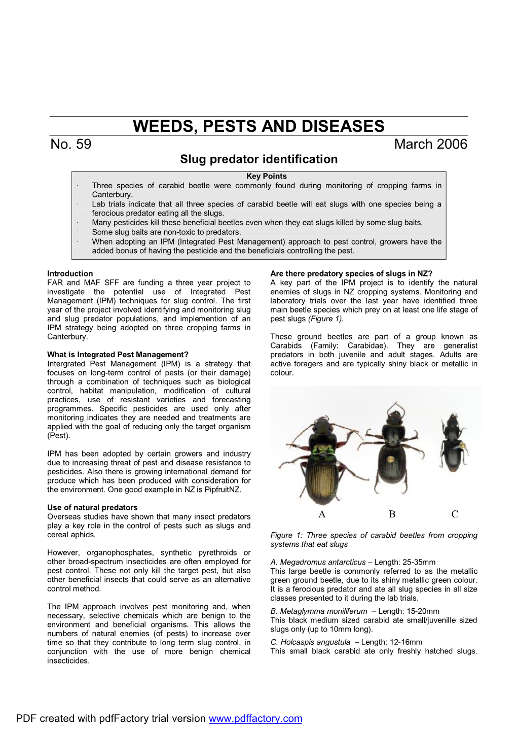 Slug Predator Information