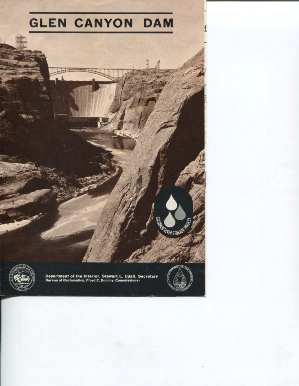 GLEN CANYON DAM Glen Canyon }Dam And