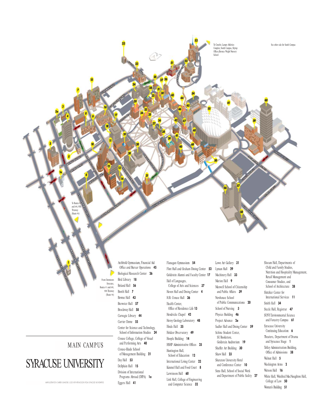 Campus Complex, South Campus, Skytop Offices,Bernice Wright Nursery School