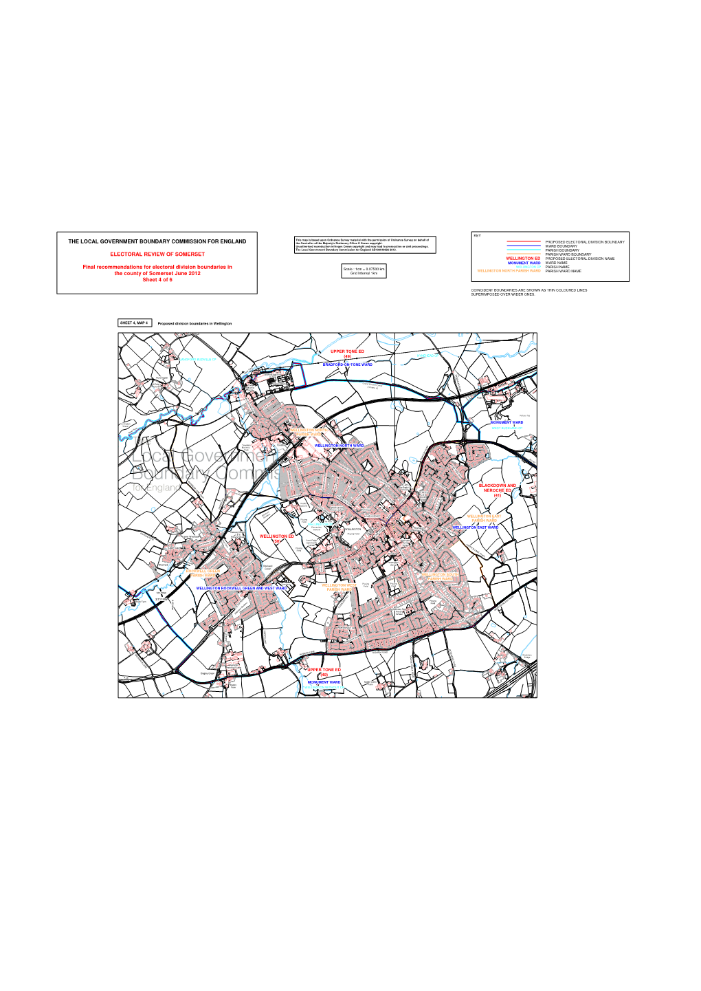 THE LOCAL GOVERNMENT BOUNDARY COMMISSION for ENGLAND ELECTORAL REVIEW of SOMERSET Final Recommendations for Electoral Division B