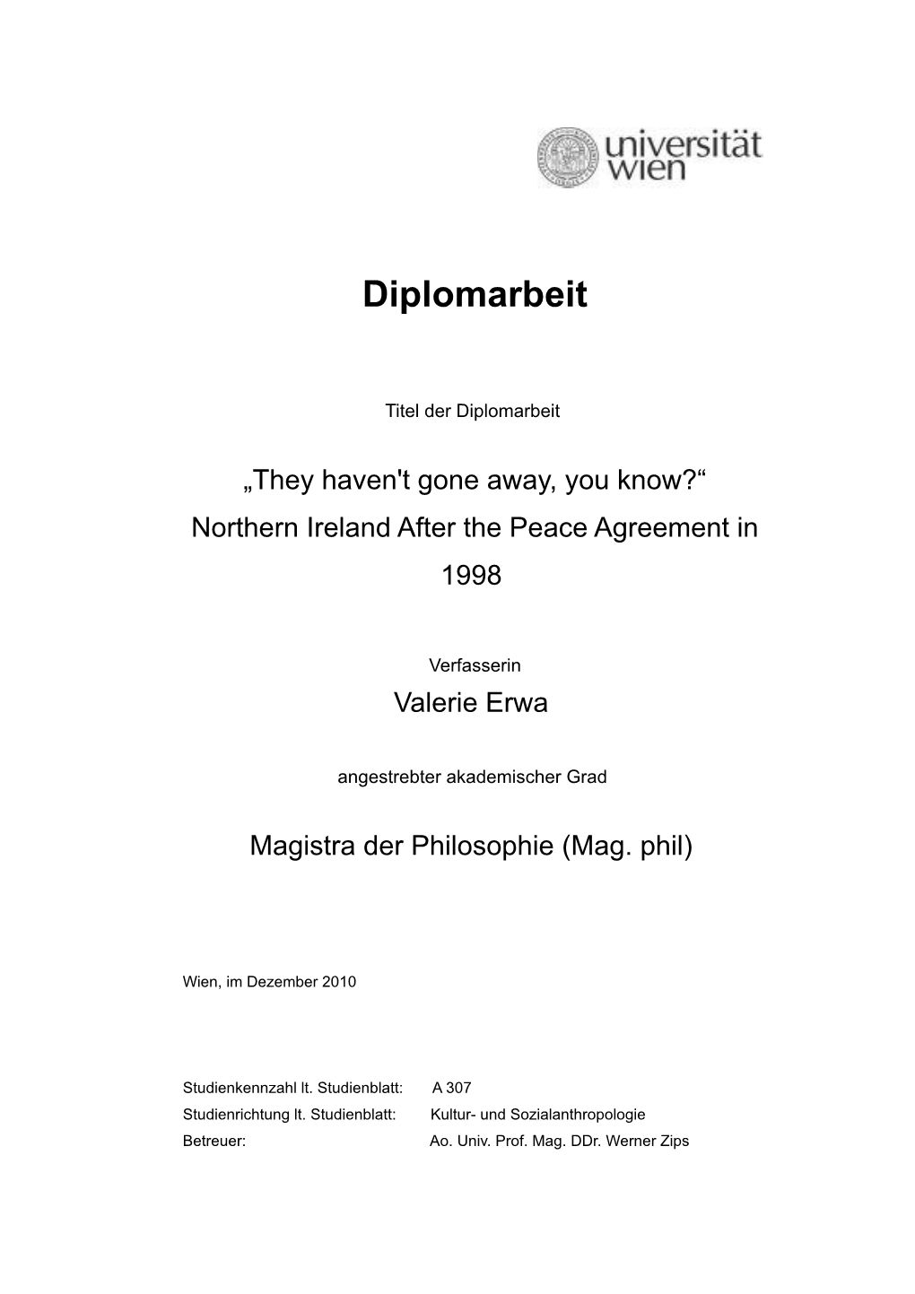 Diplomarbeit