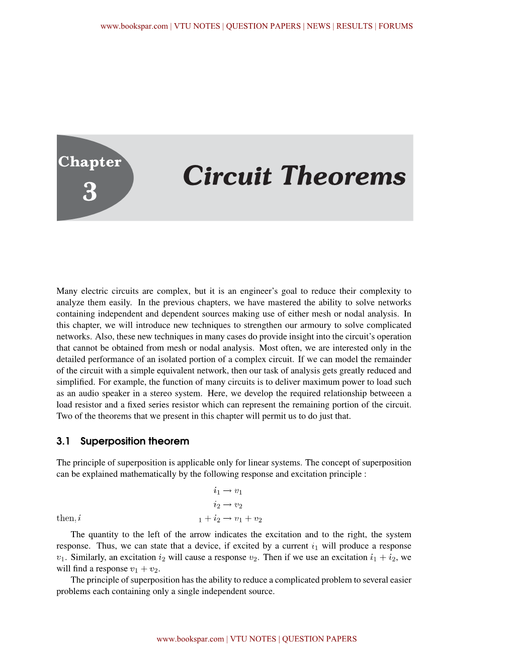 3.1 Superposition Theorem