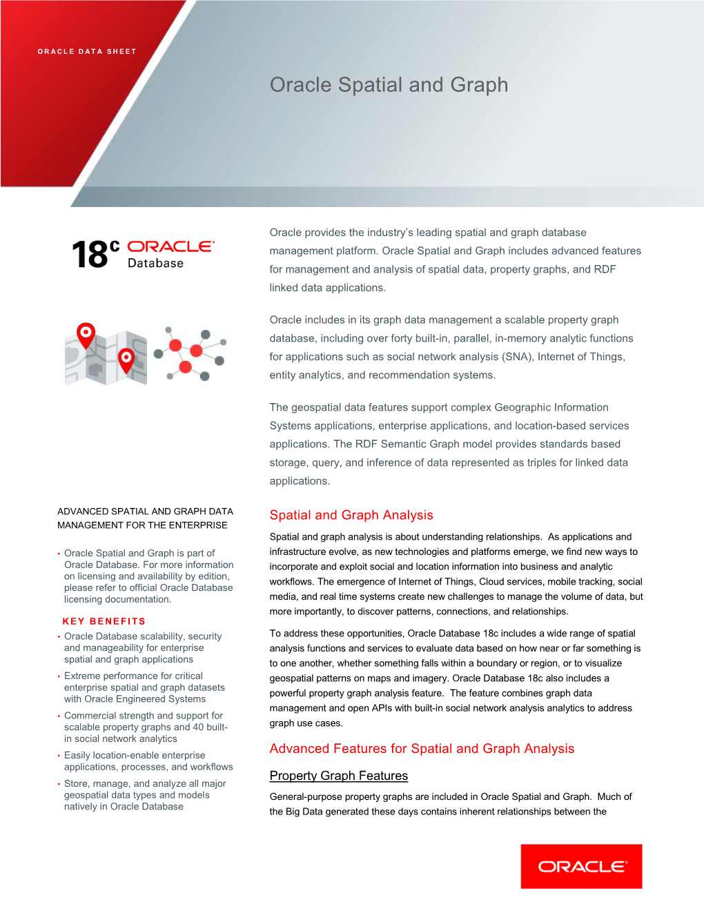 Spatial and Graph 18C Data Sheet