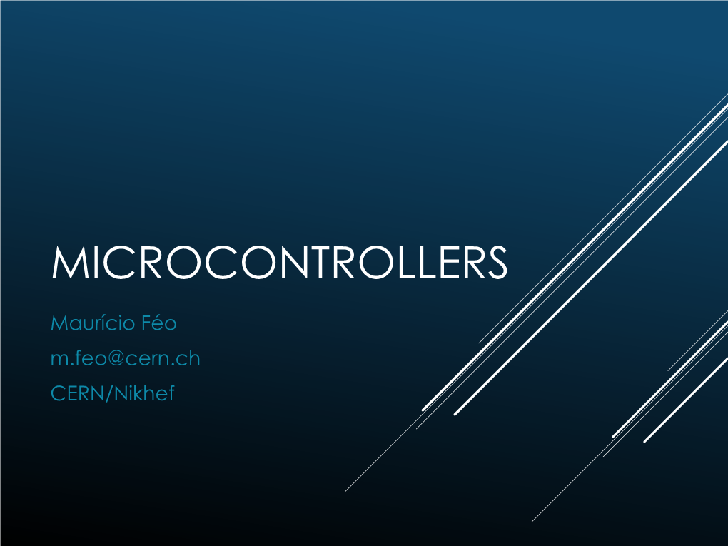 Microcontrollers