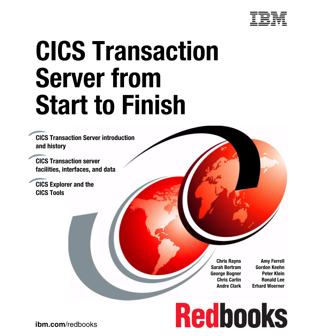CICS Transaction Server from Start to Finish