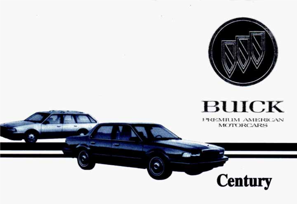 1993 Buick Century Owner's Manual