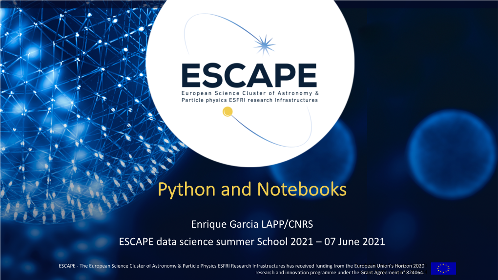 Python and Notebooks