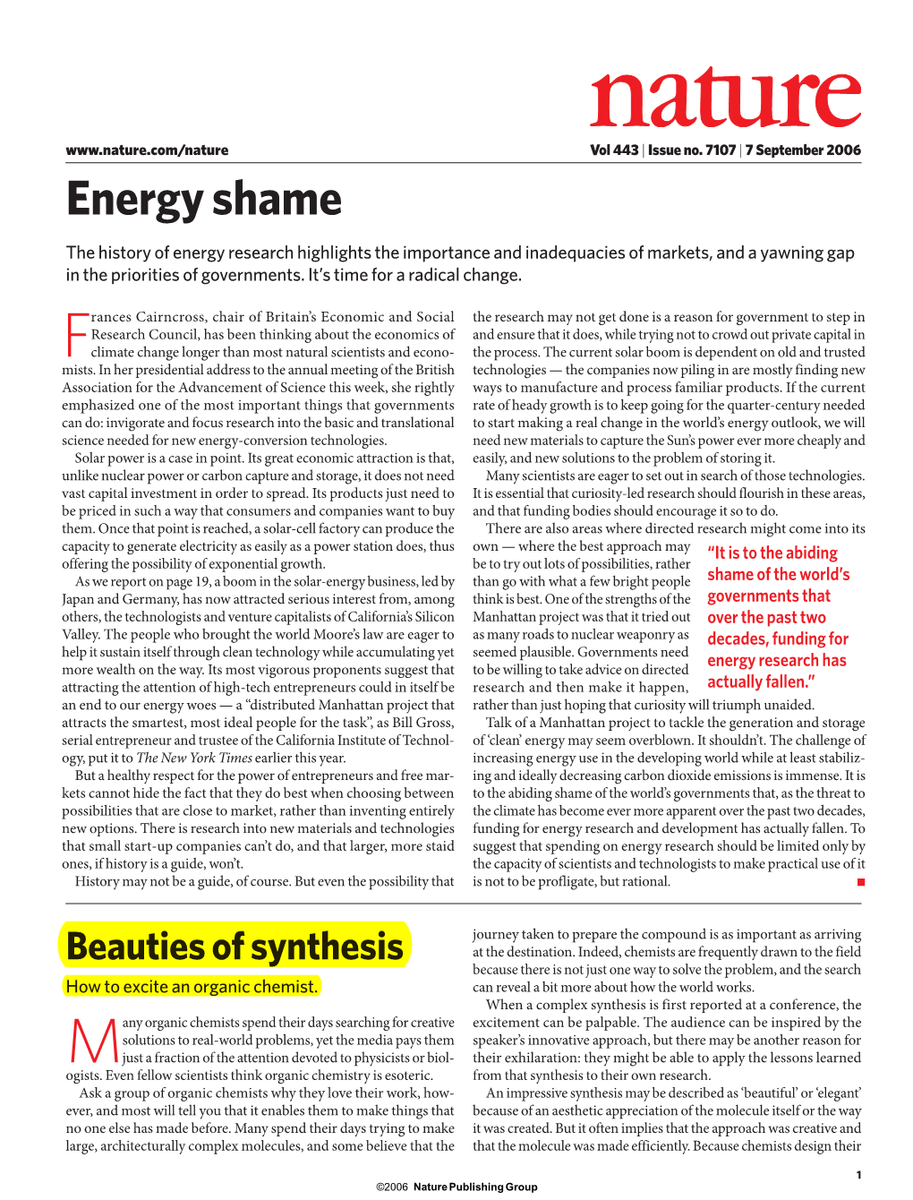 Synthesis Planning However Non-Explicitly, Their Likely Productivities