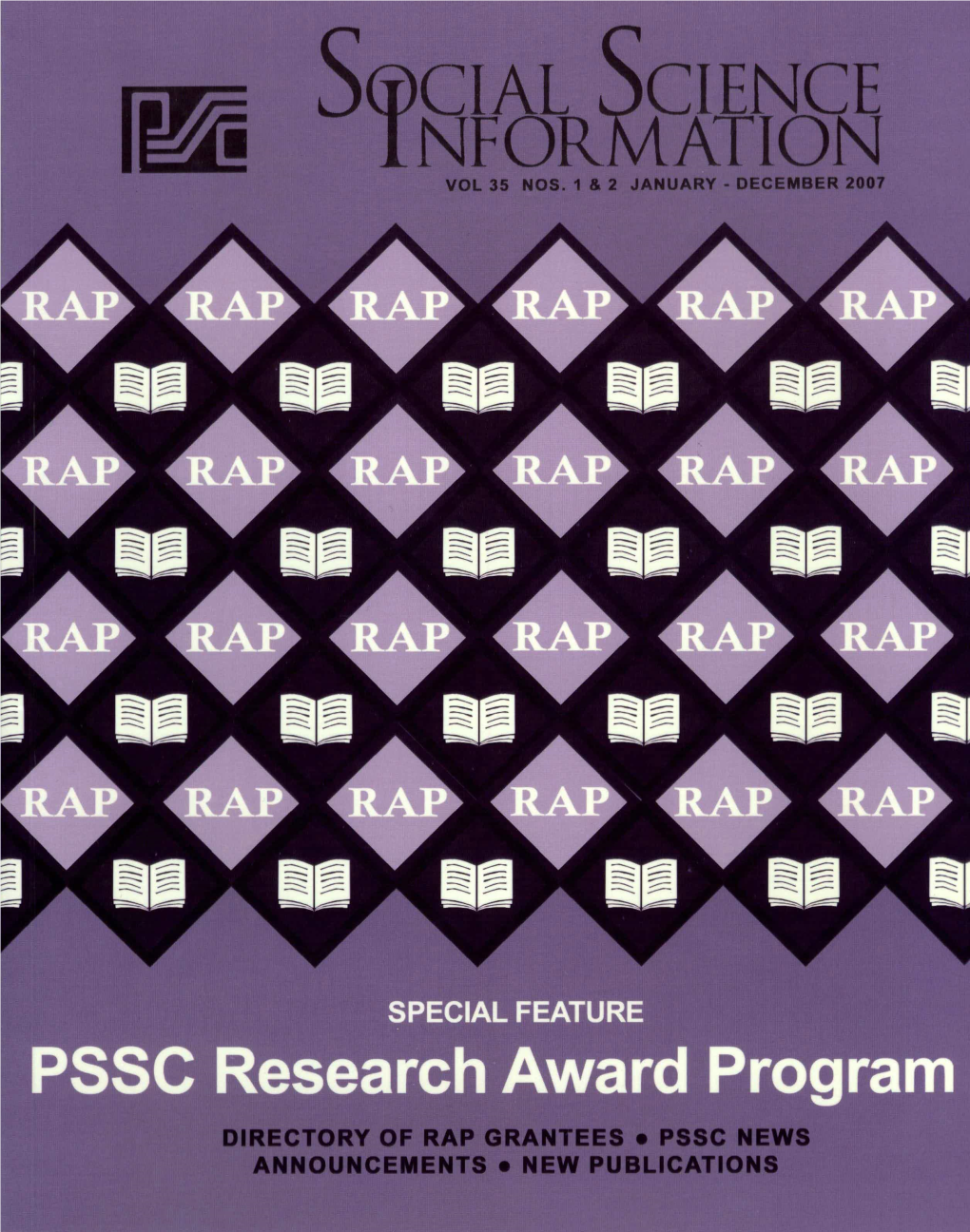 S®Cial Science Information Vol 35 Nos