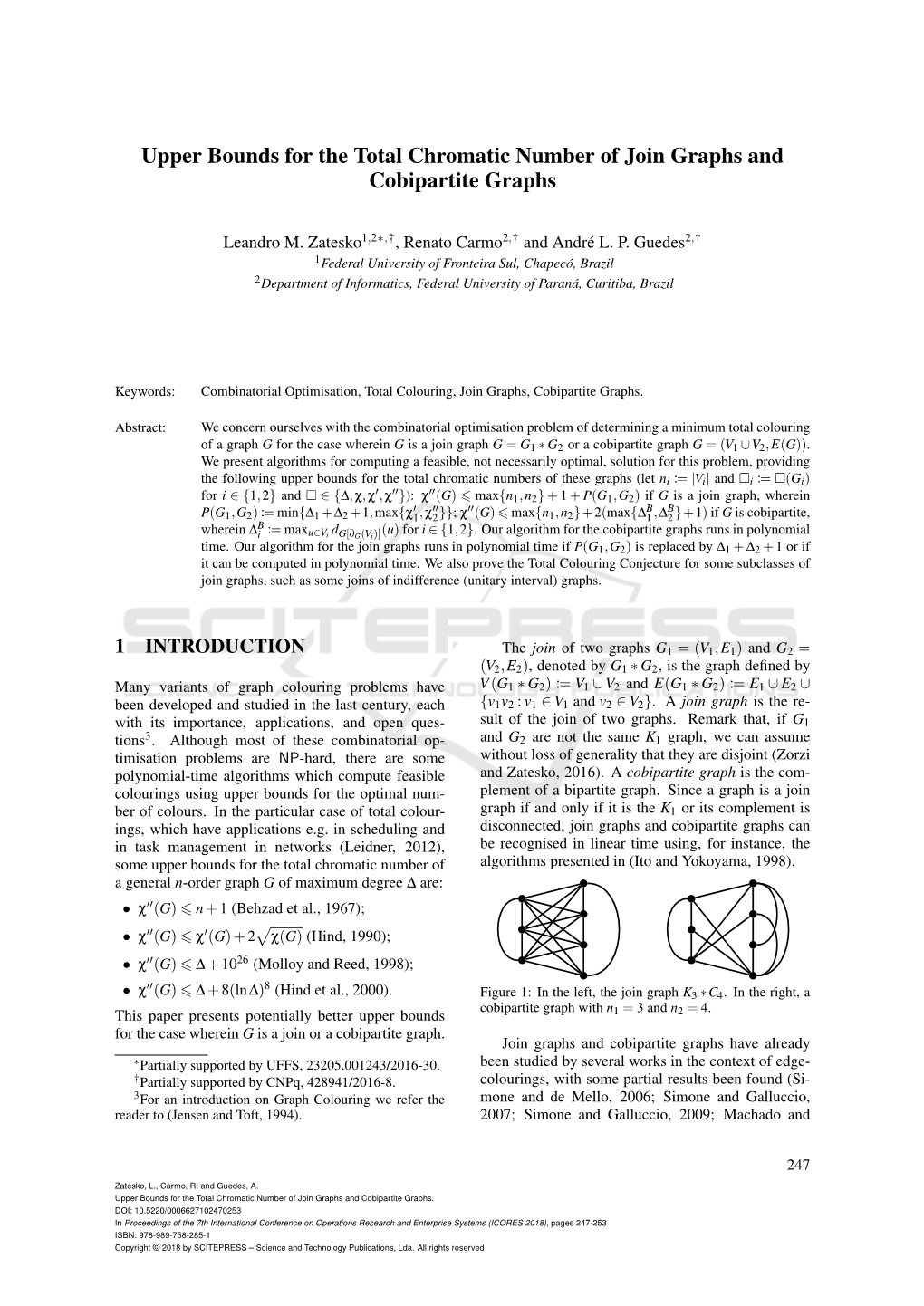 Upper Bounds for the Total Chromatic Number of Join Graphs and Cobipartite Graphs