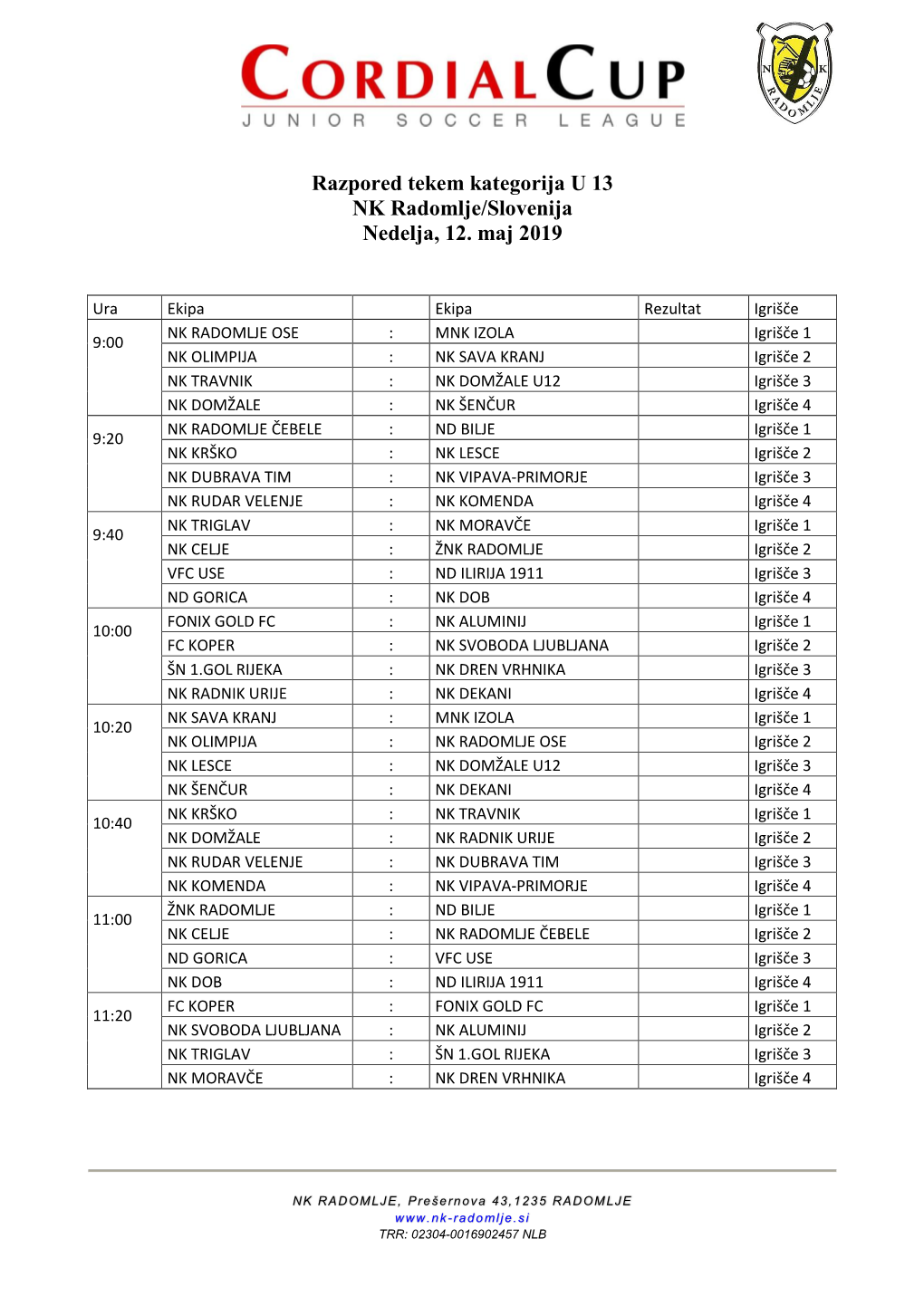 U 11 Qualifikationsturnier