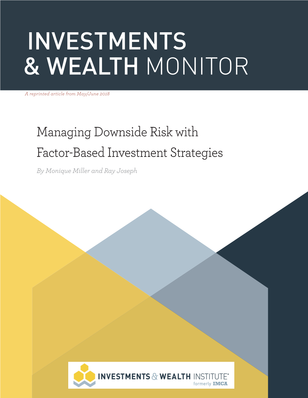 Managing Downside Risk with Factor-Based Investment Strategies
