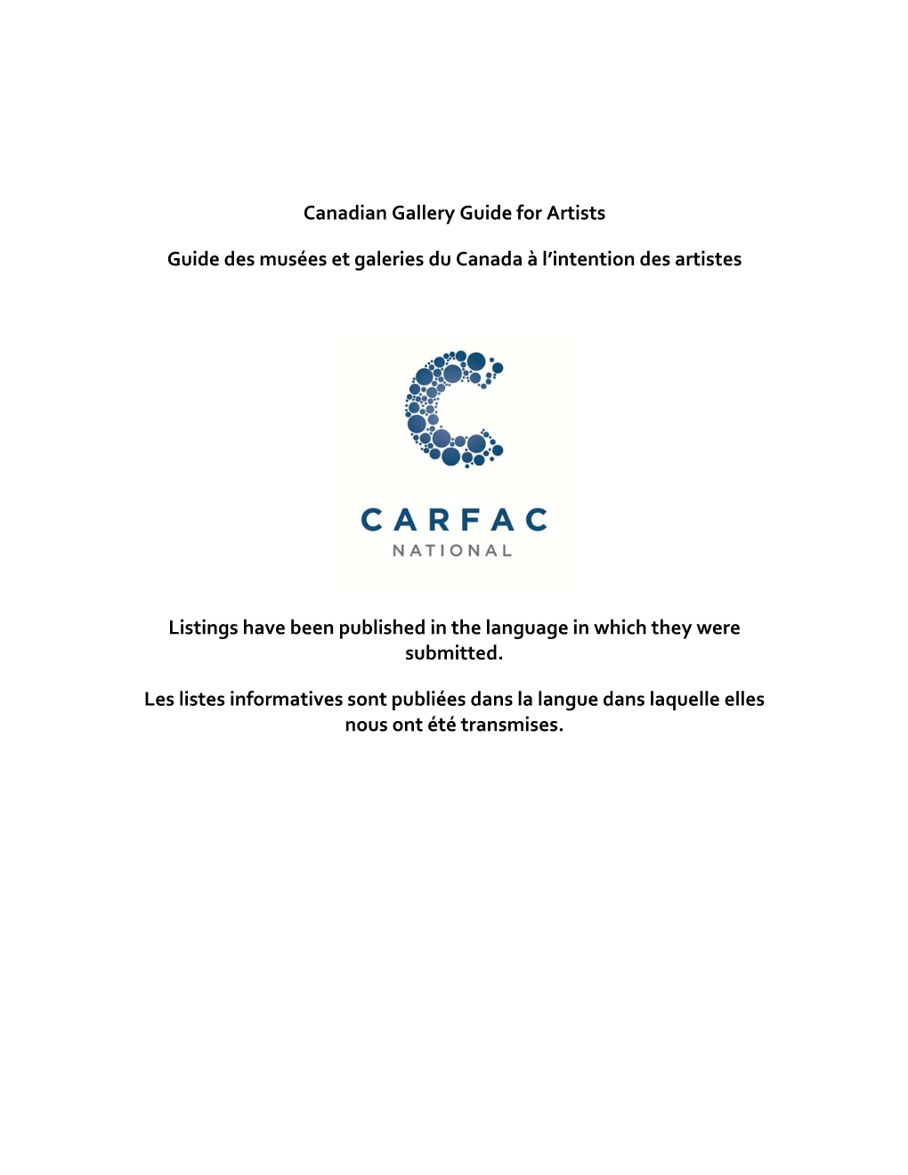 CARFAC-Gallery-Surveys.Pdf