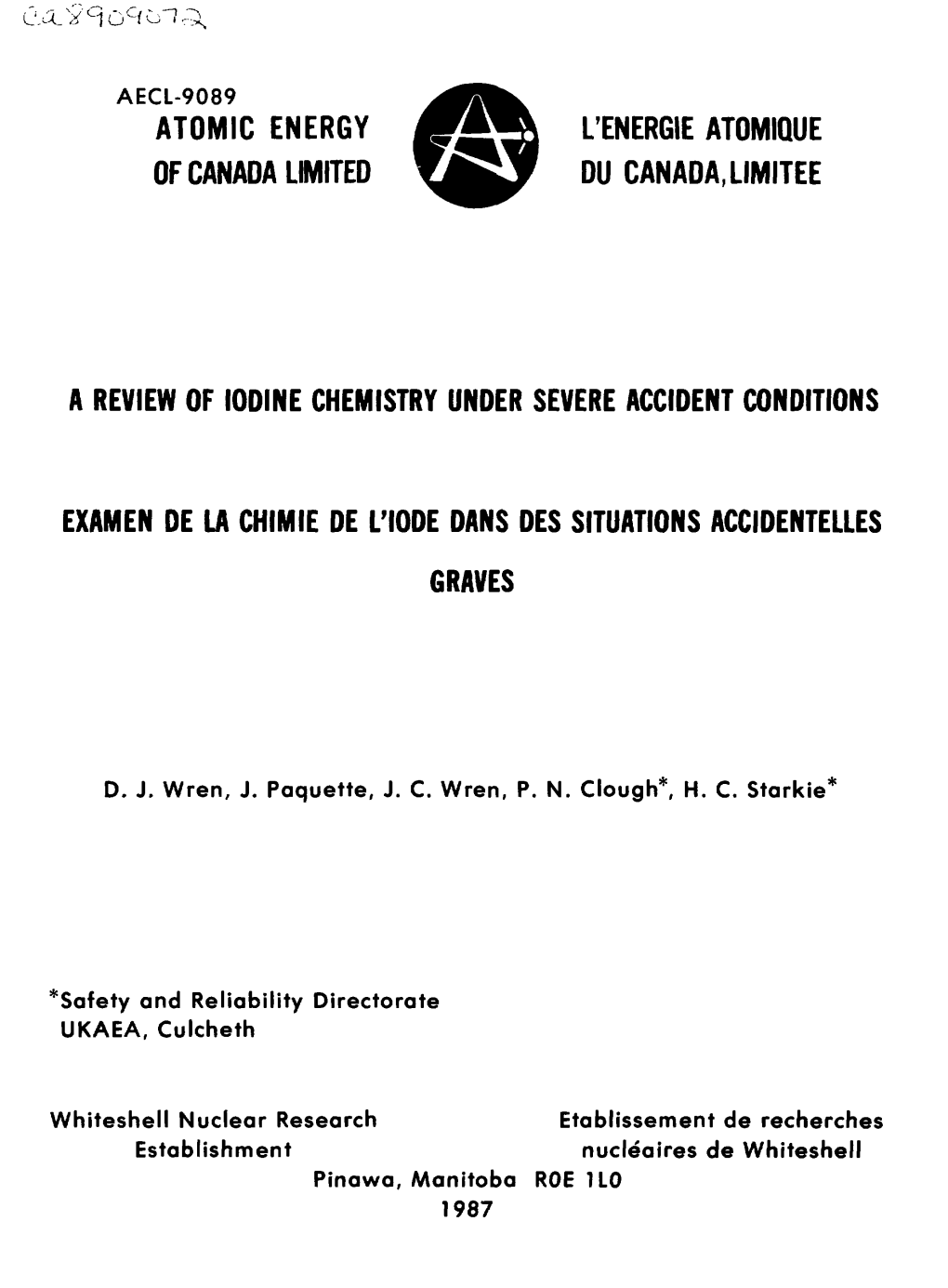 A Review of Iodine Chemistry Under Severe Accident Conditions