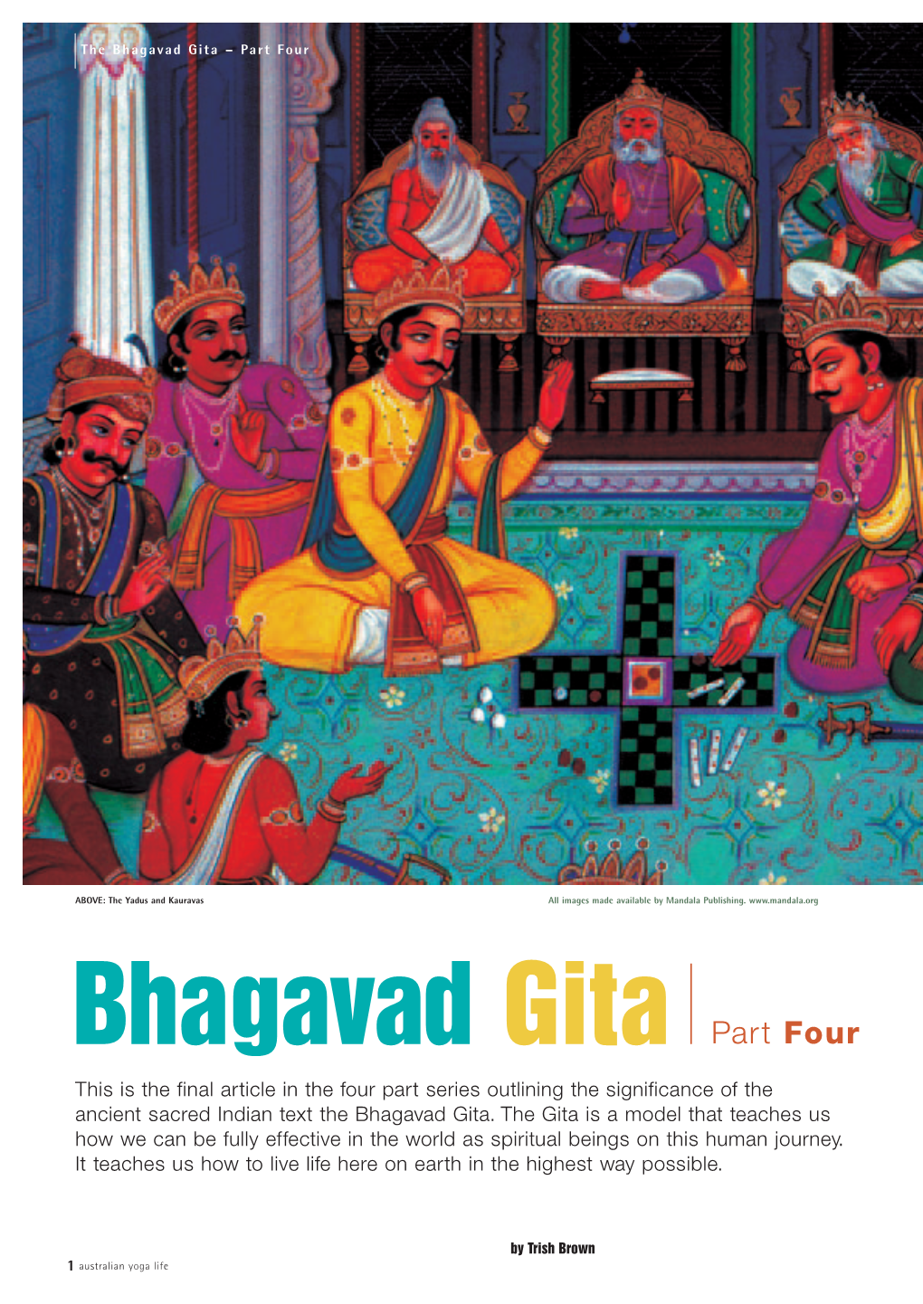 Bhagavad Gita – Part Four