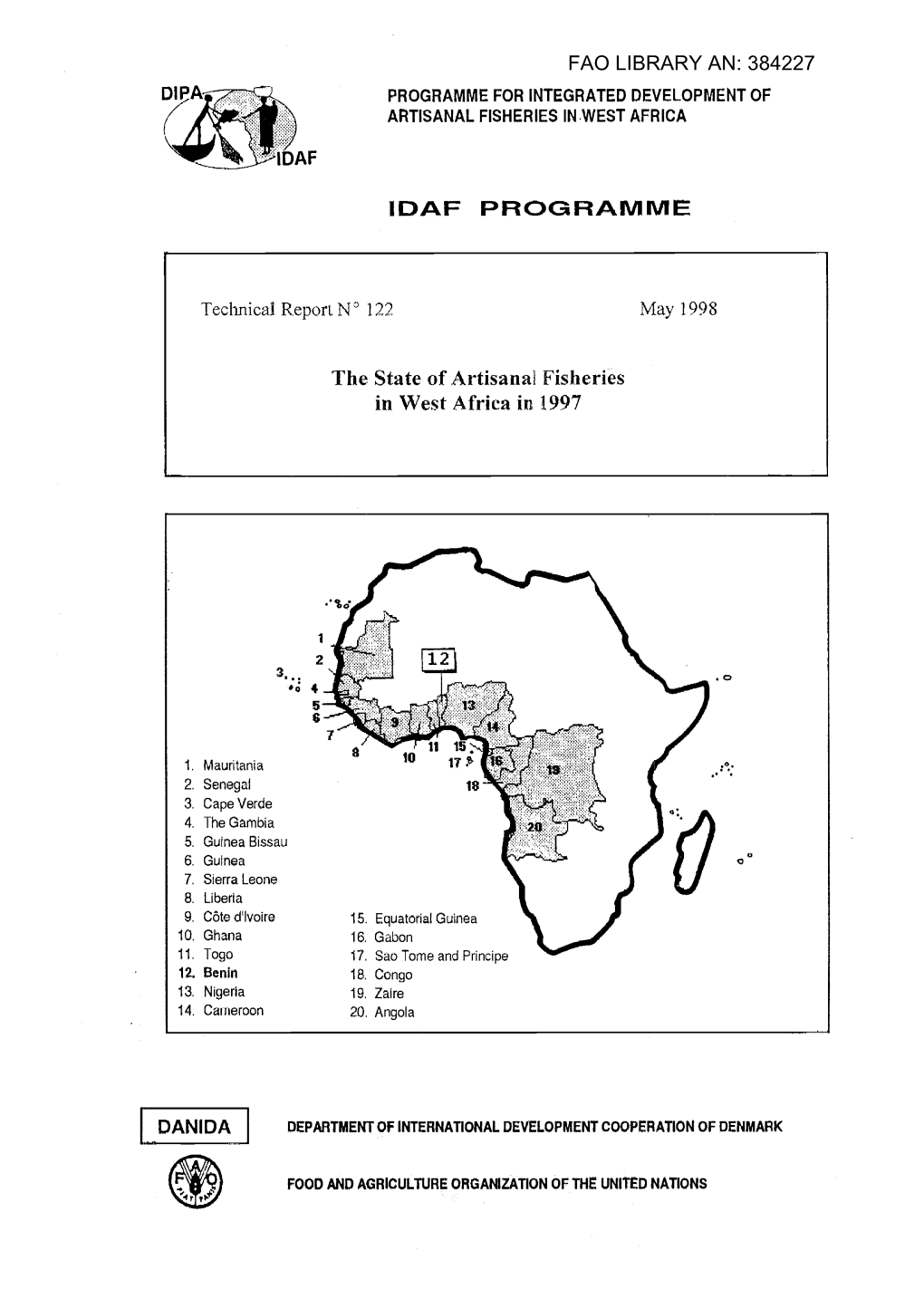 The State of Artisanal Fisheries in West Africa in 1997