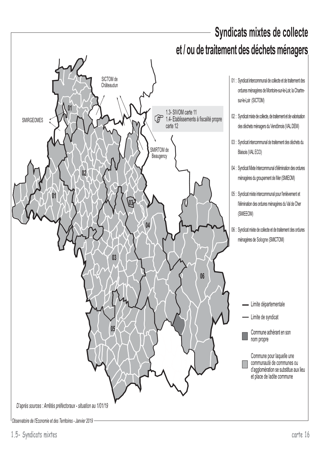 Syndicats Mixtes De Collecte Et / Ou De Traitement Des Déchets Ménagers