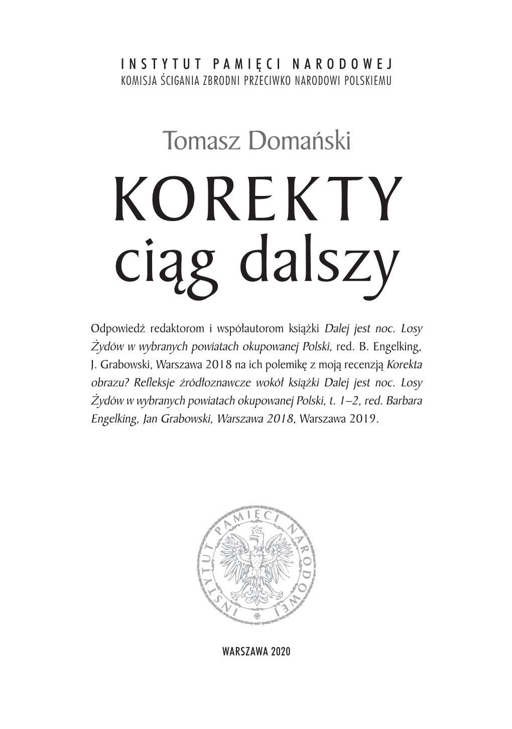 KOREKTY Ciąg Dalszy