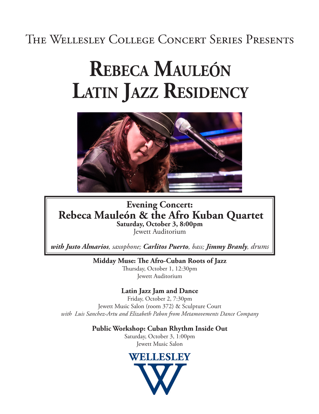 Rebeca Mauleón Latin Jazz Residency