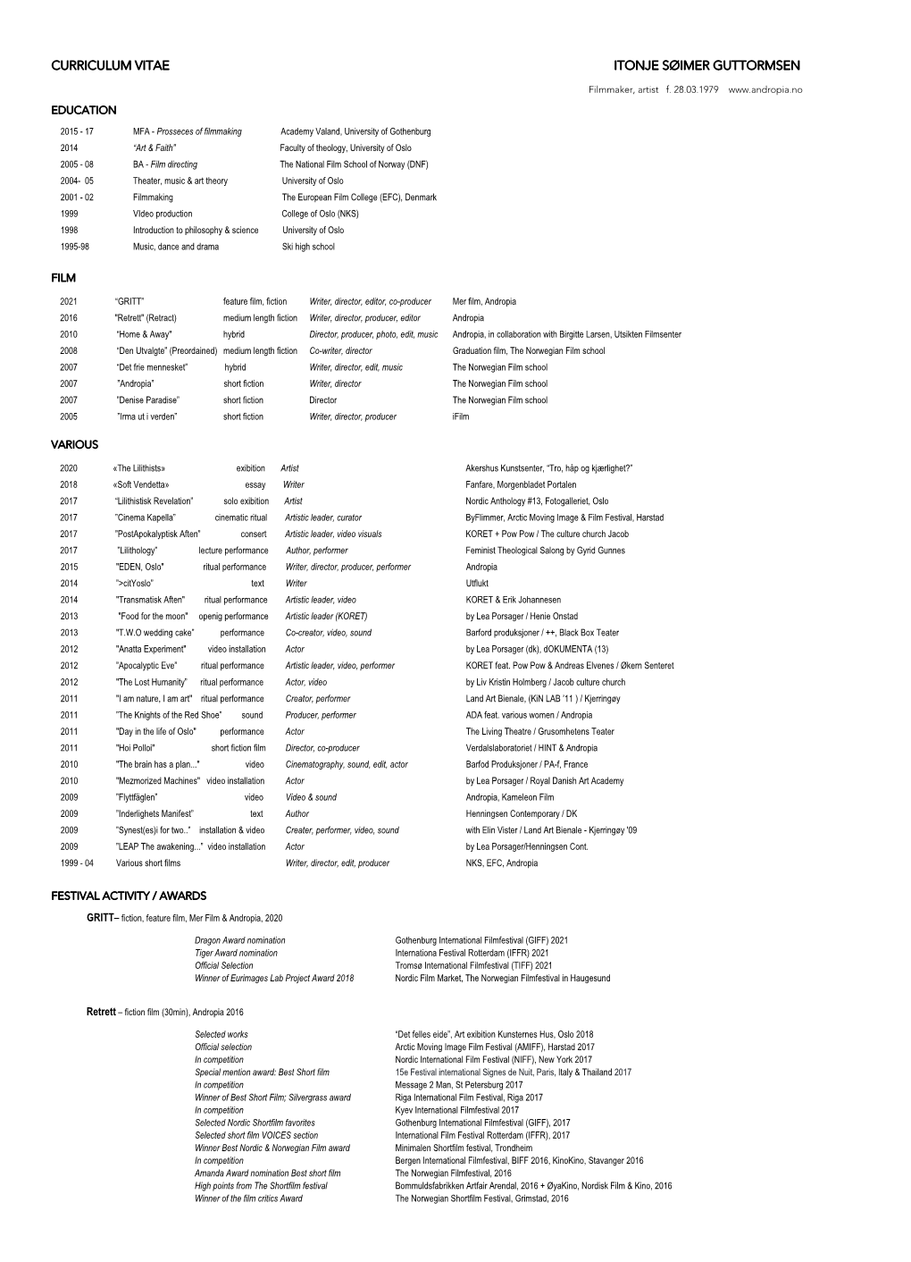 CV Itonje 01.21