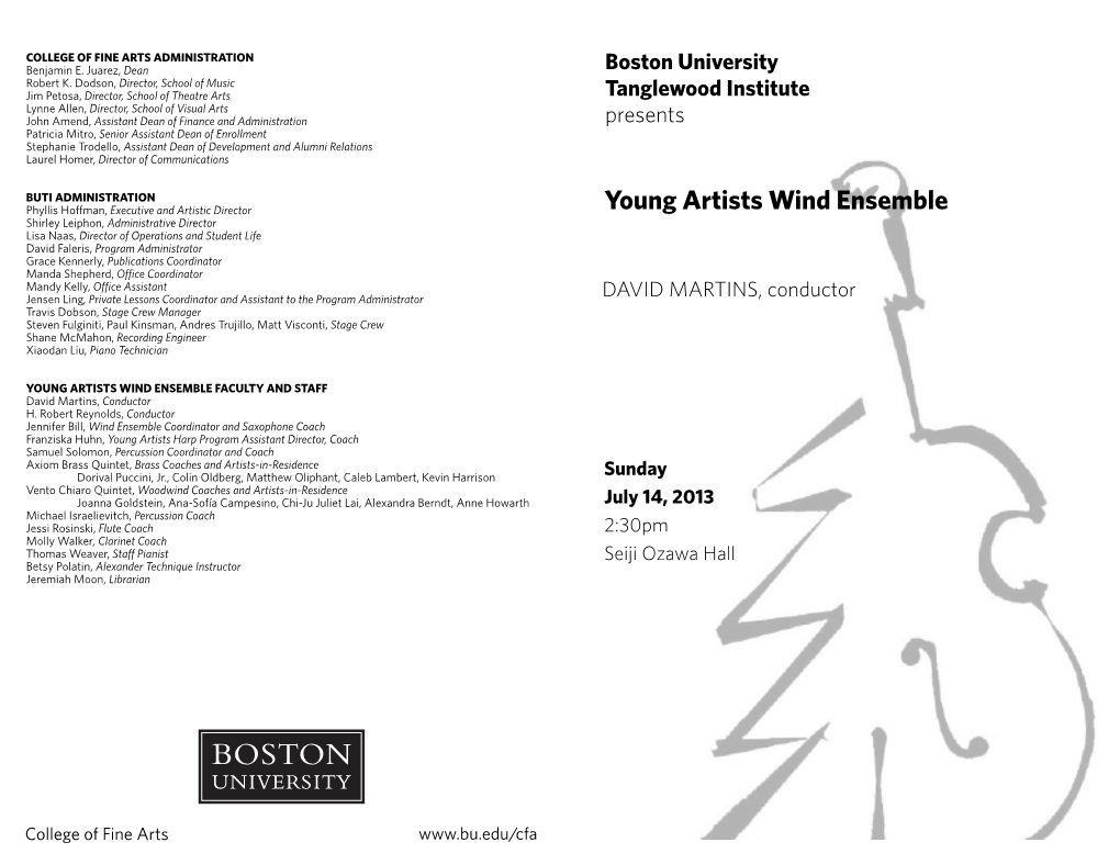 Young Artists Wind Ensemble