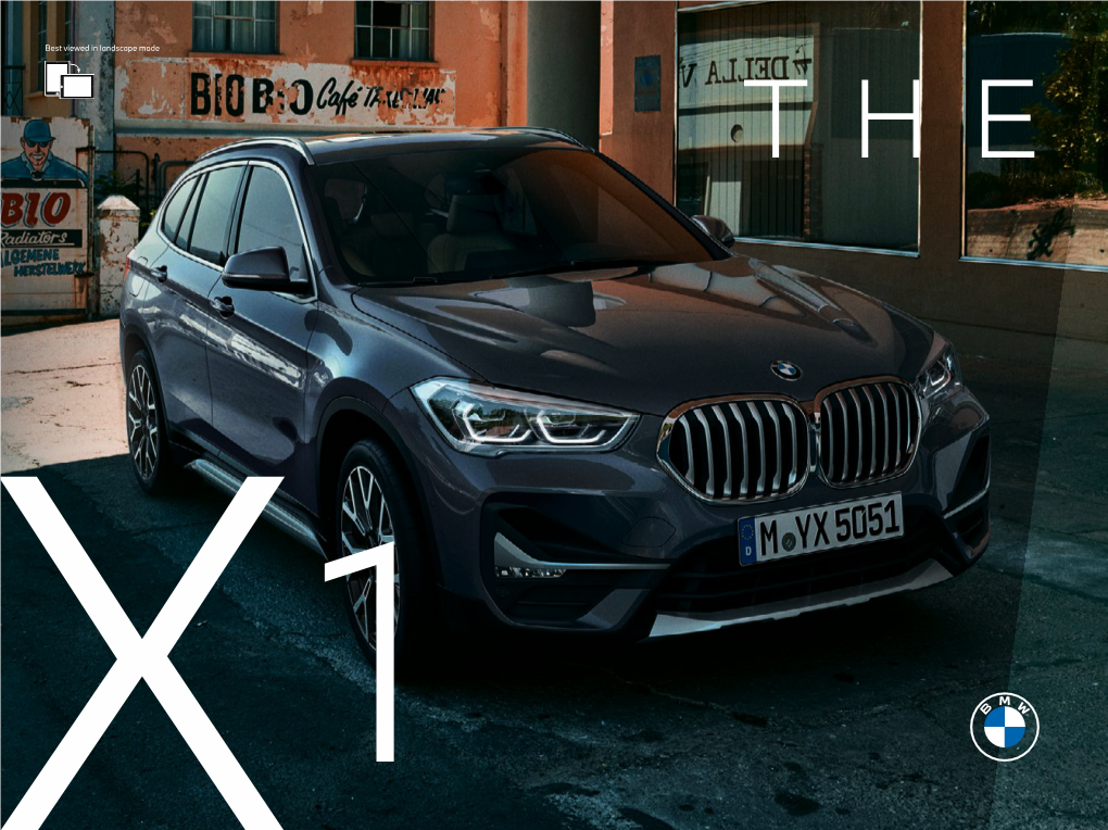 Best Viewed in Landscape Mode the the BMW X1